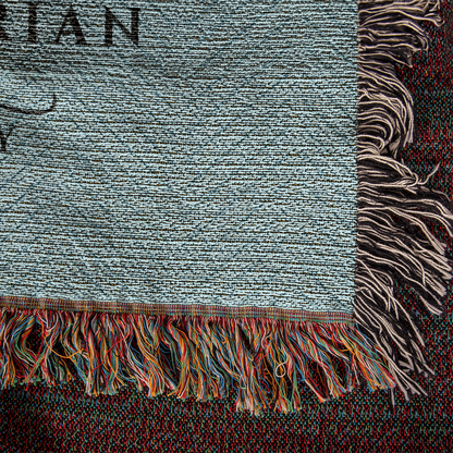 Personalized New York State Woven Blanket – Custom Home Gift for Couples