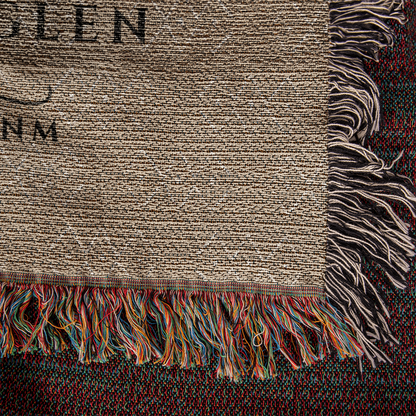Personalized New Mexico State Woven Blanket – Custom Home Gift for Couples