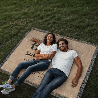 Personalized New Mexico State Woven Blanket – Custom Home Gift for Couples