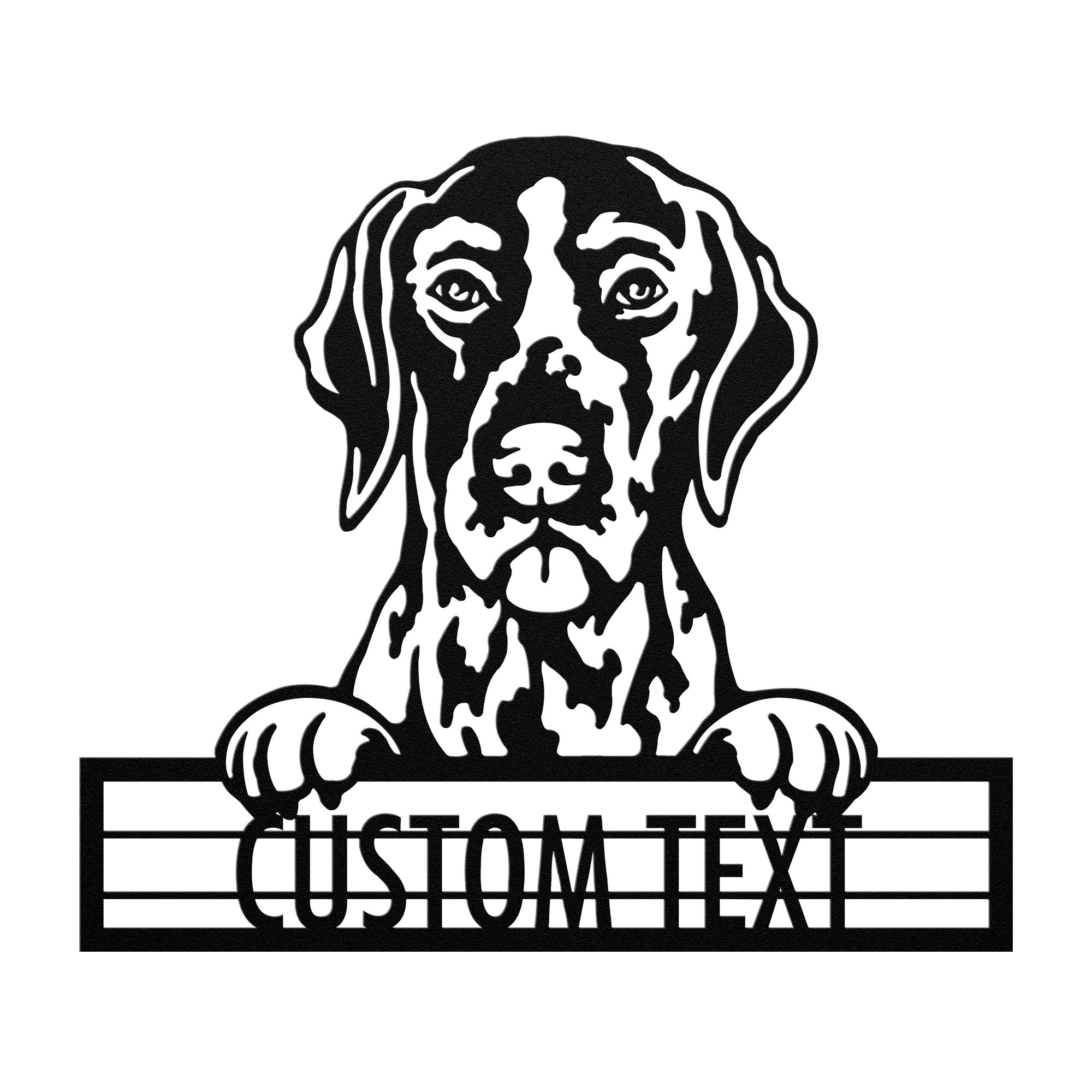 German Shorthaired Pointer - Dog Customized Metal Wall Art Decor