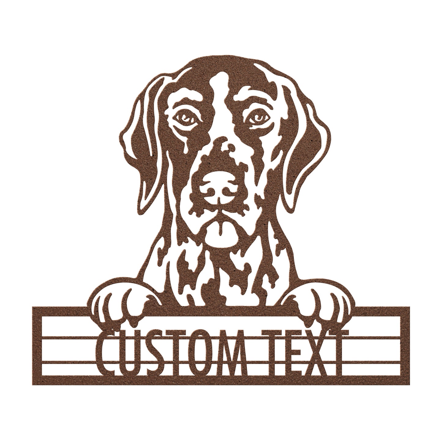 German Shorthaired Pointer - Dog Personalized Metal Wall Art Decor
