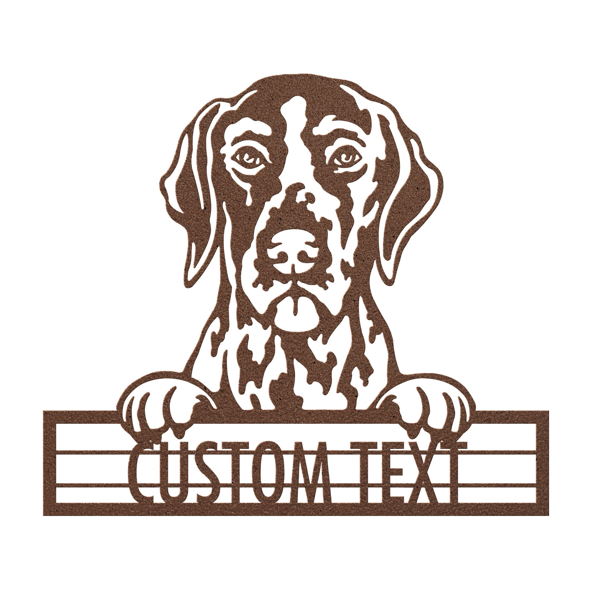 German Shorthaired Pointer - Dog Customized Metal Wall Art Decor