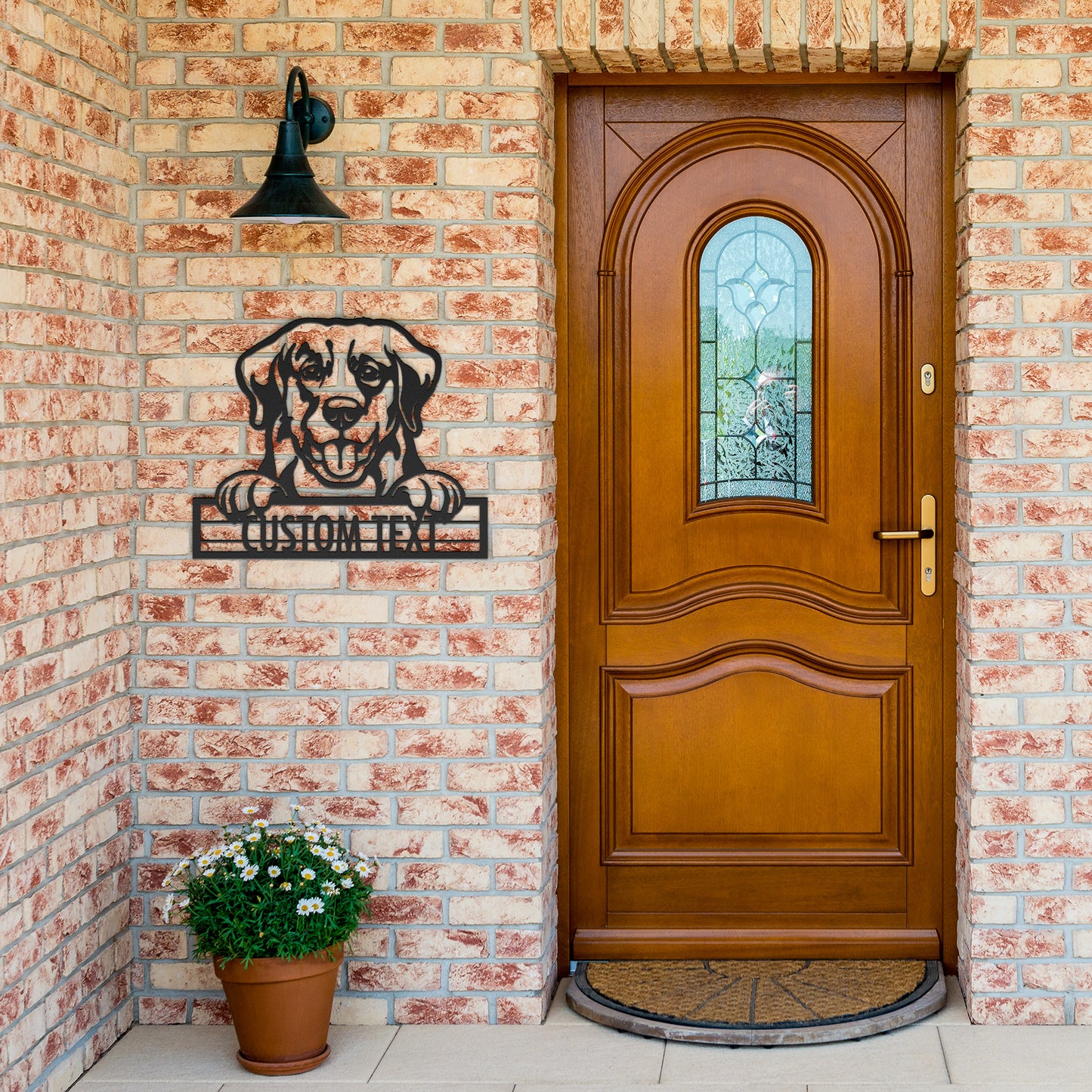 Golden Retriever - Dog Personalized Metal Wall Art Decor