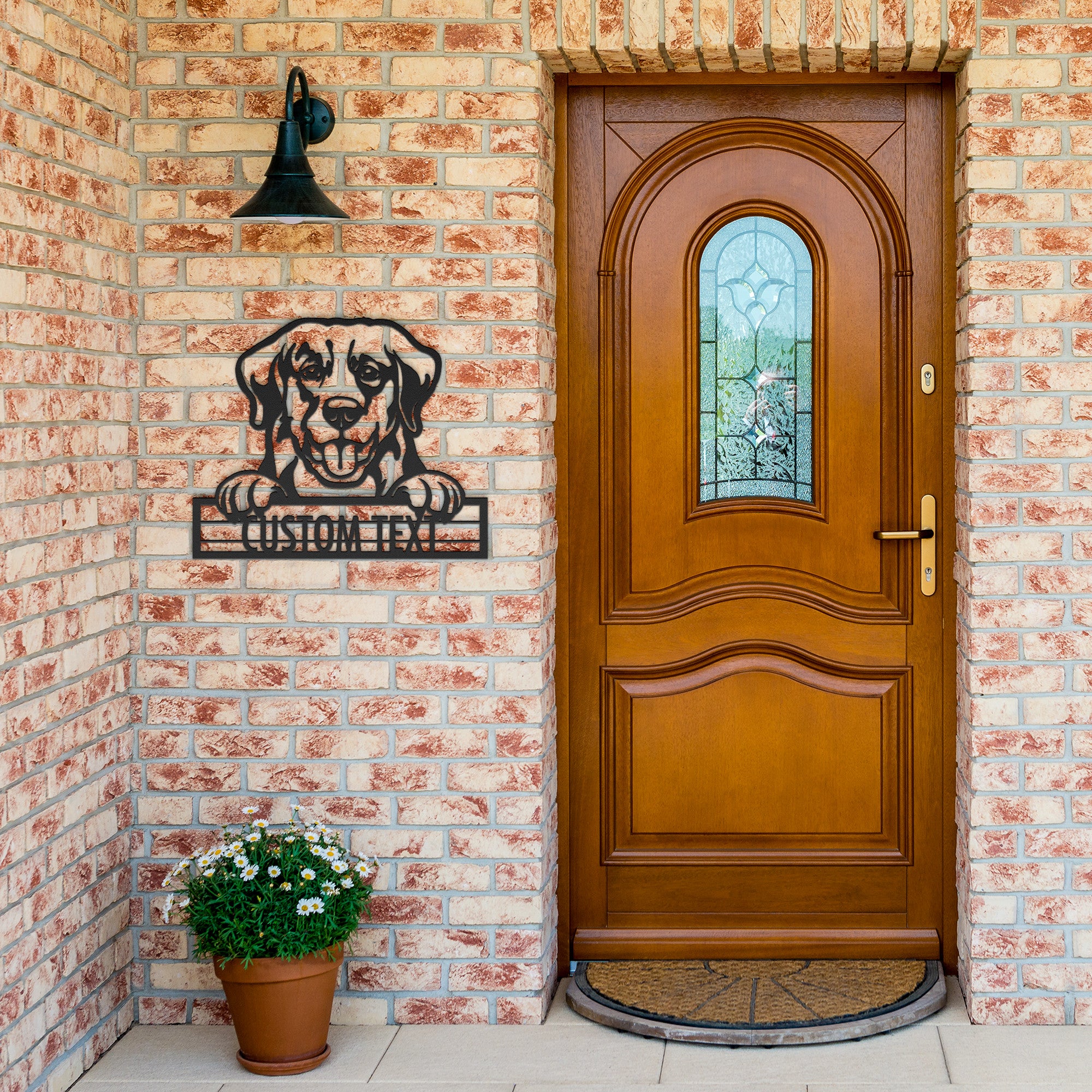 Golden Retriever - Dog Customized Metal Wall Art Decor