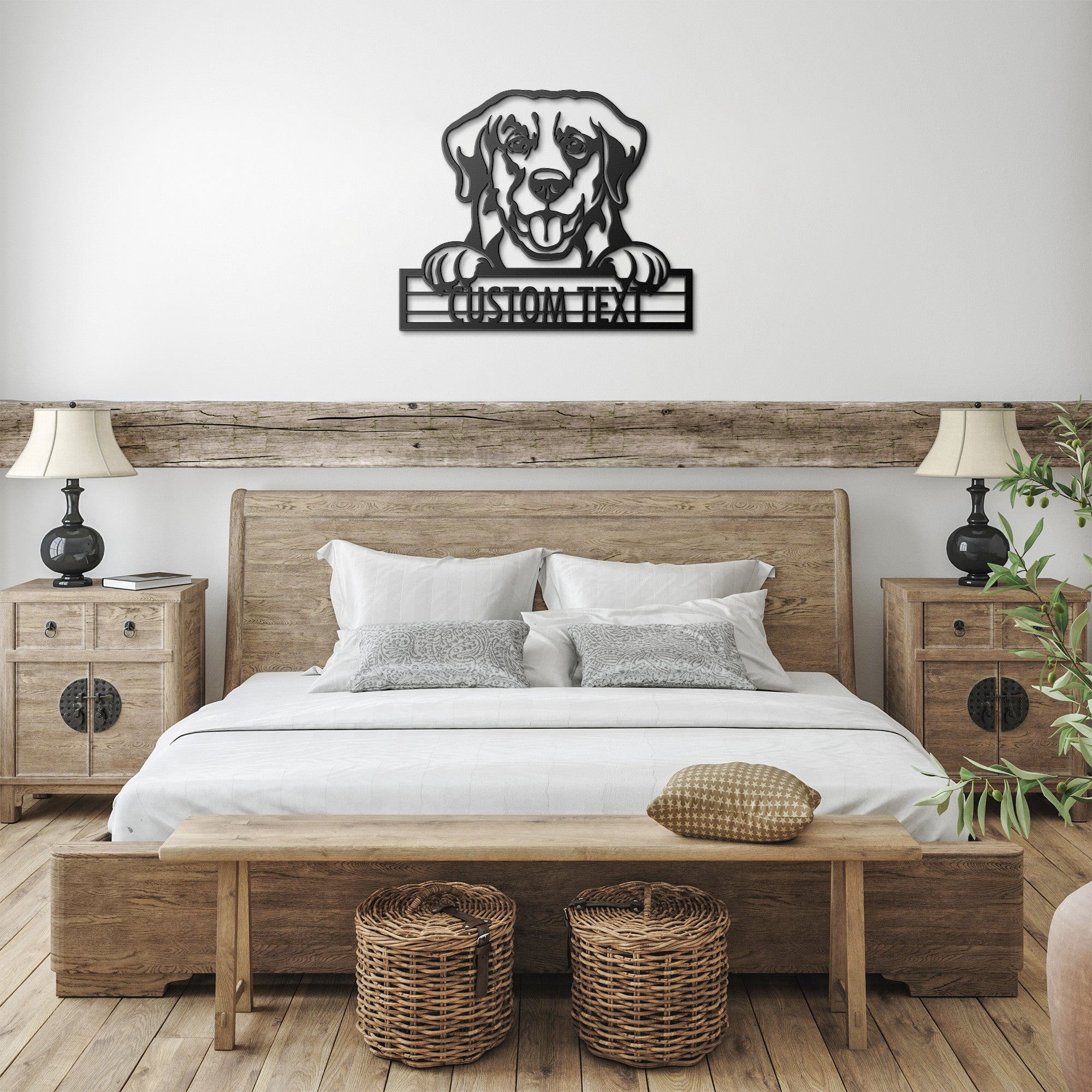 Golden Retriever - Dog Customized Metal Wall Art Decor