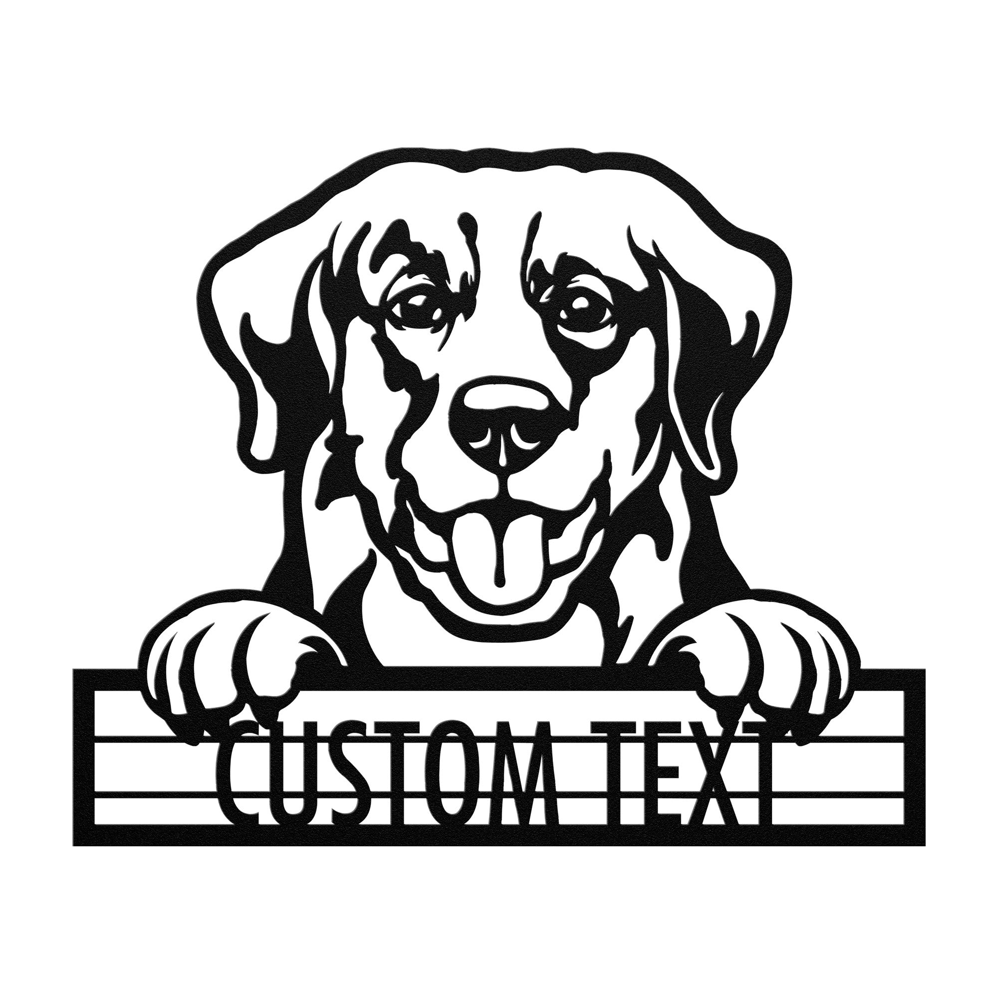 Golden Retriever - Dog Customized Metal Wall Art Decor