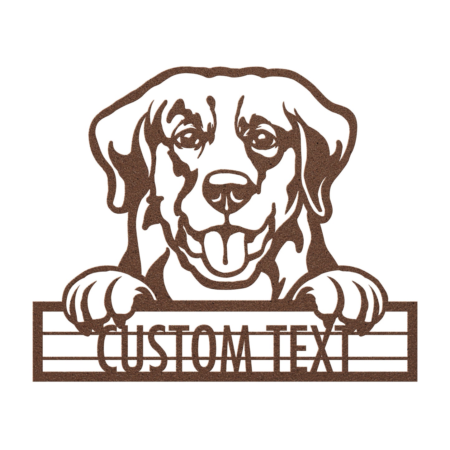 Golden Retriever - Dog Personalized Metal Wall Art Decor