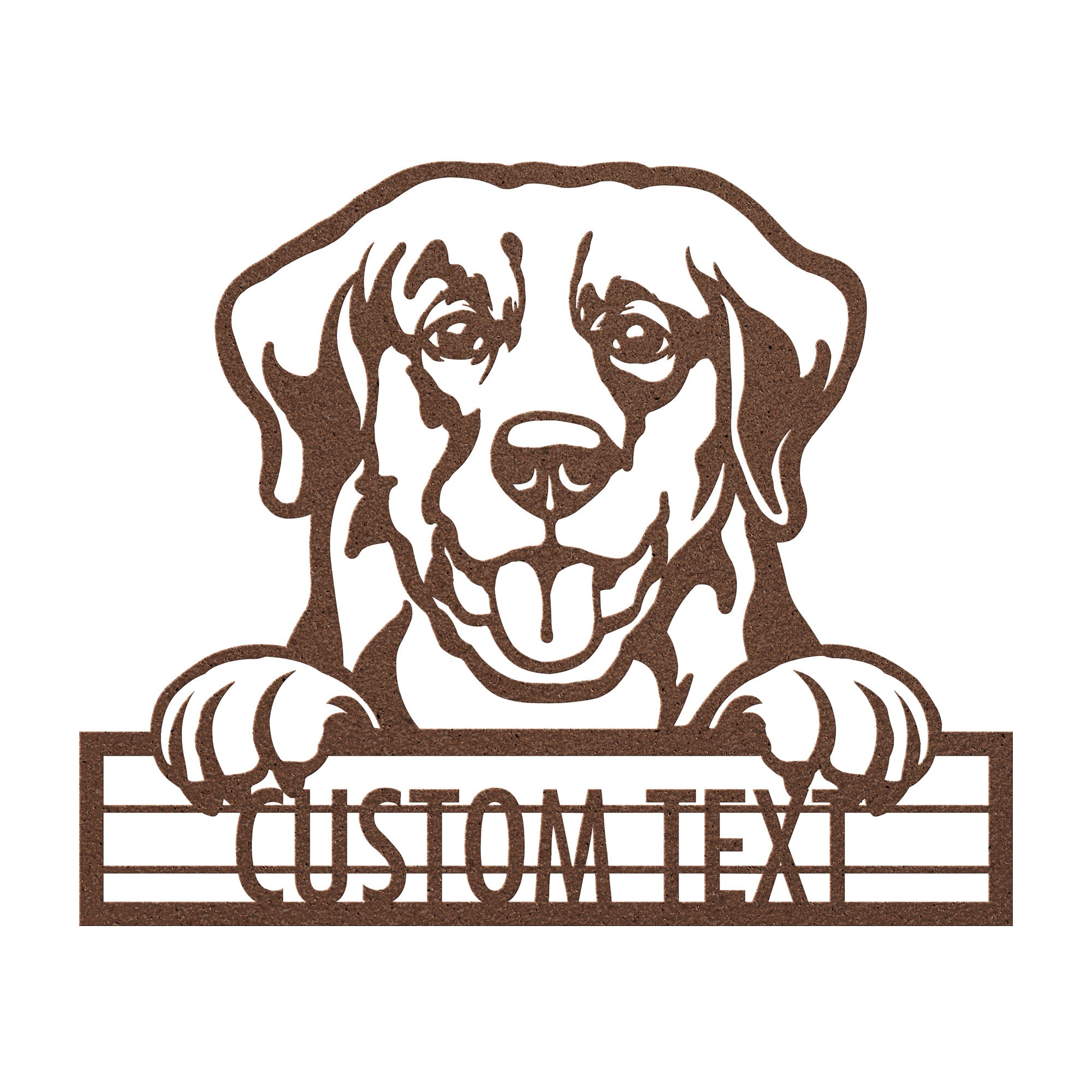 Golden Retriever - Dog Customized Metal Wall Art Decor
