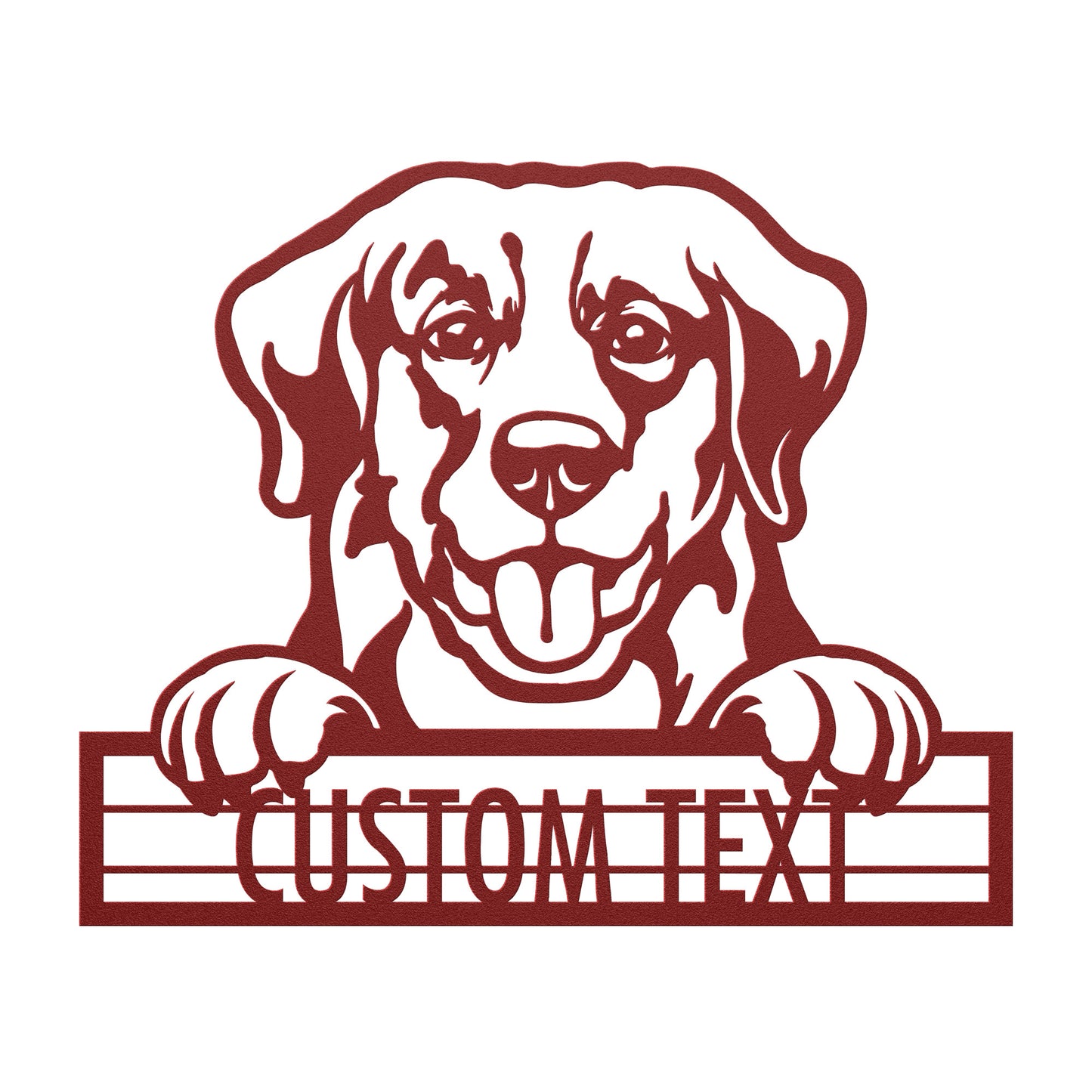 Golden Retriever - Dog Personalized Metal Wall Art Decor