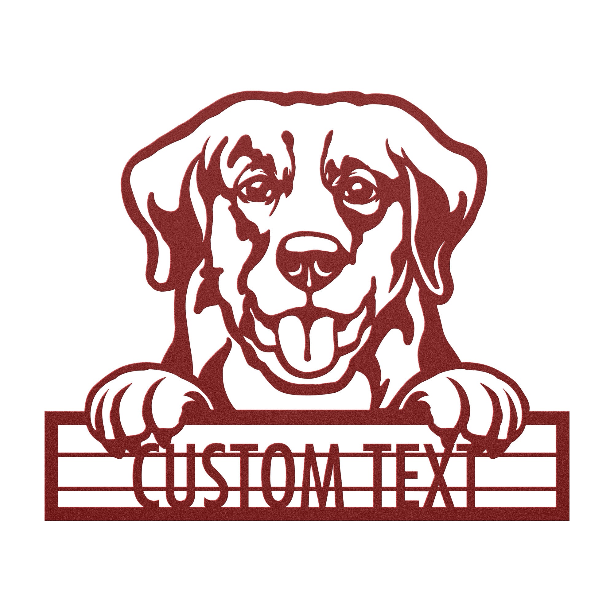 Golden Retriever - Dog Customized Metal Wall Art Decor