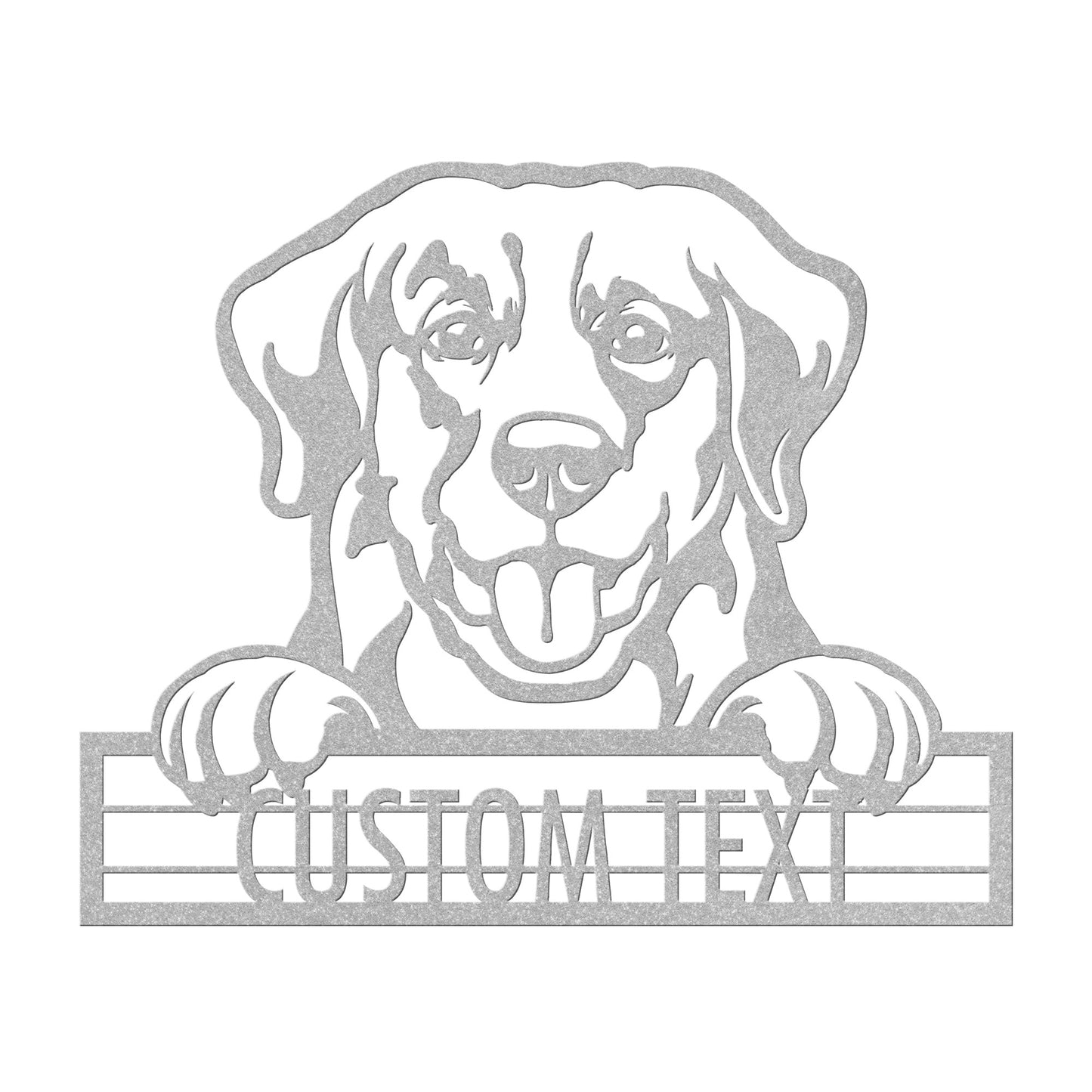 Golden Retriever - Dog Personalized Metal Wall Art Decor