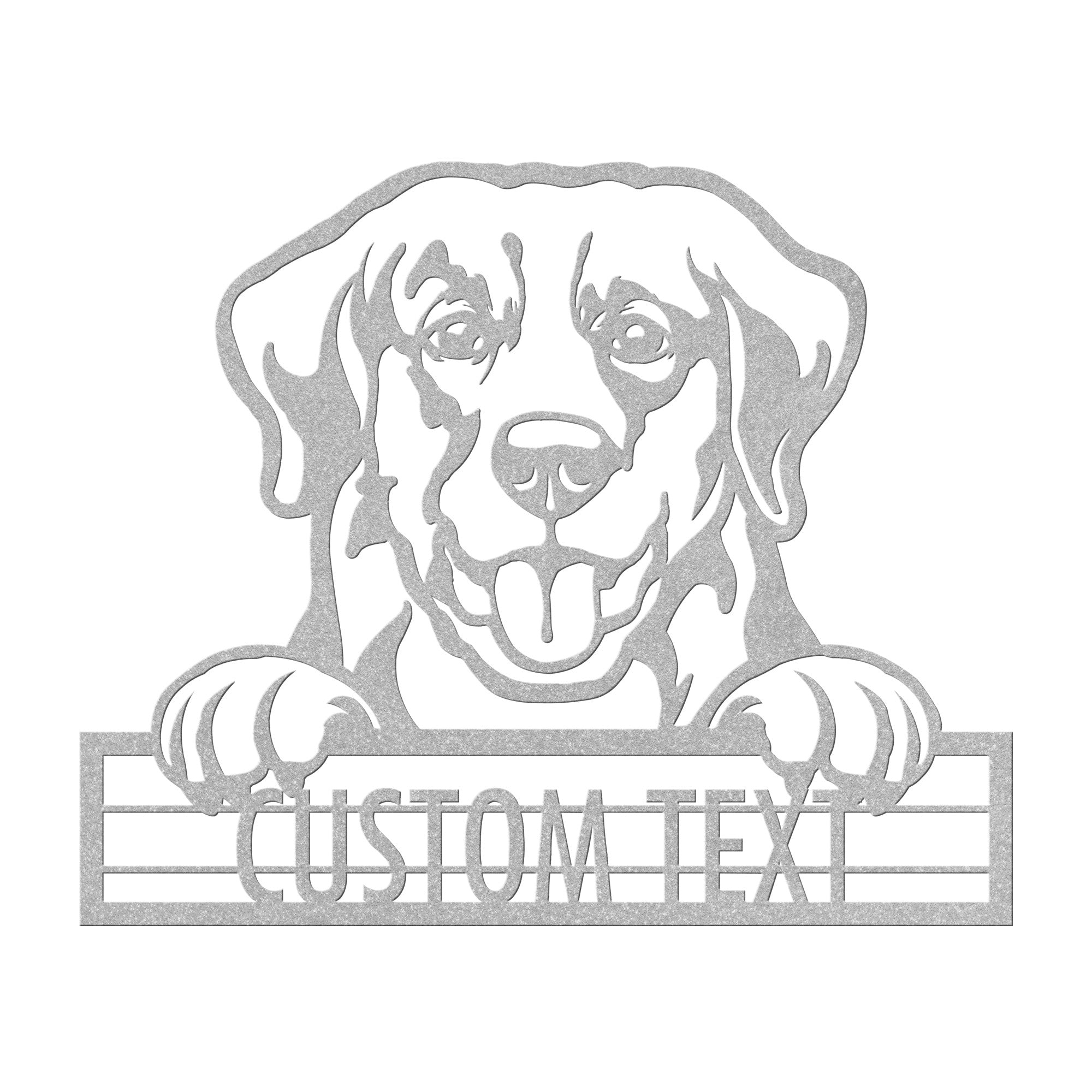 Golden Retriever - Dog Customized Metal Wall Art Decor