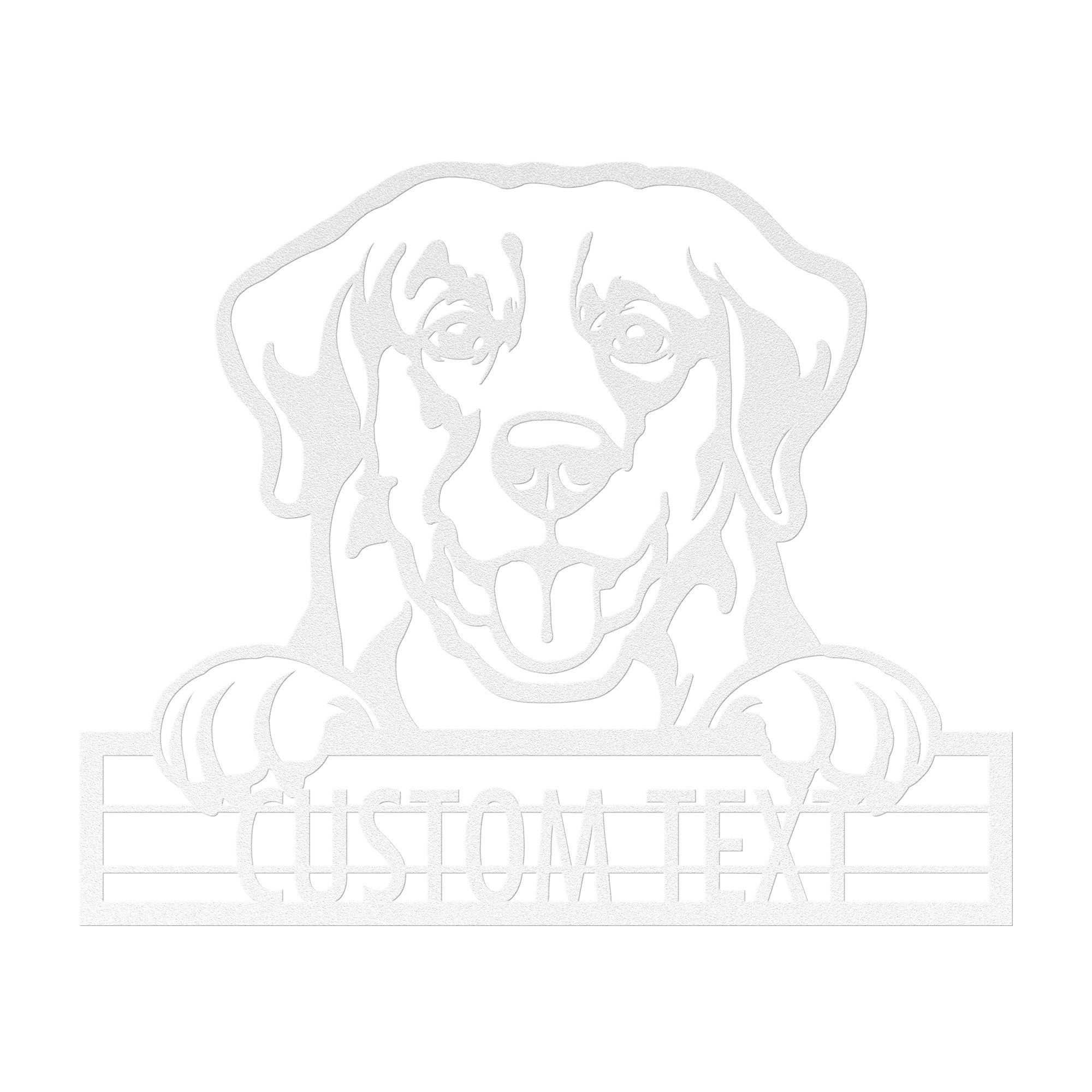 Golden Retriever - Dog Customized Metal Wall Art Decor