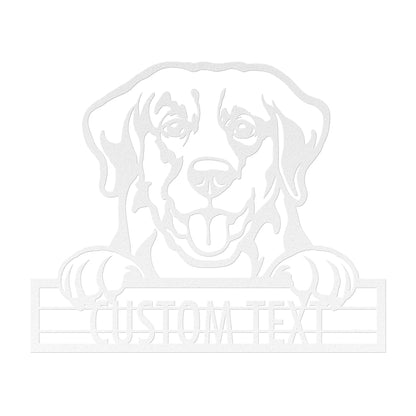 Golden Retriever - Dog Personalized Metal Wall Art Decor