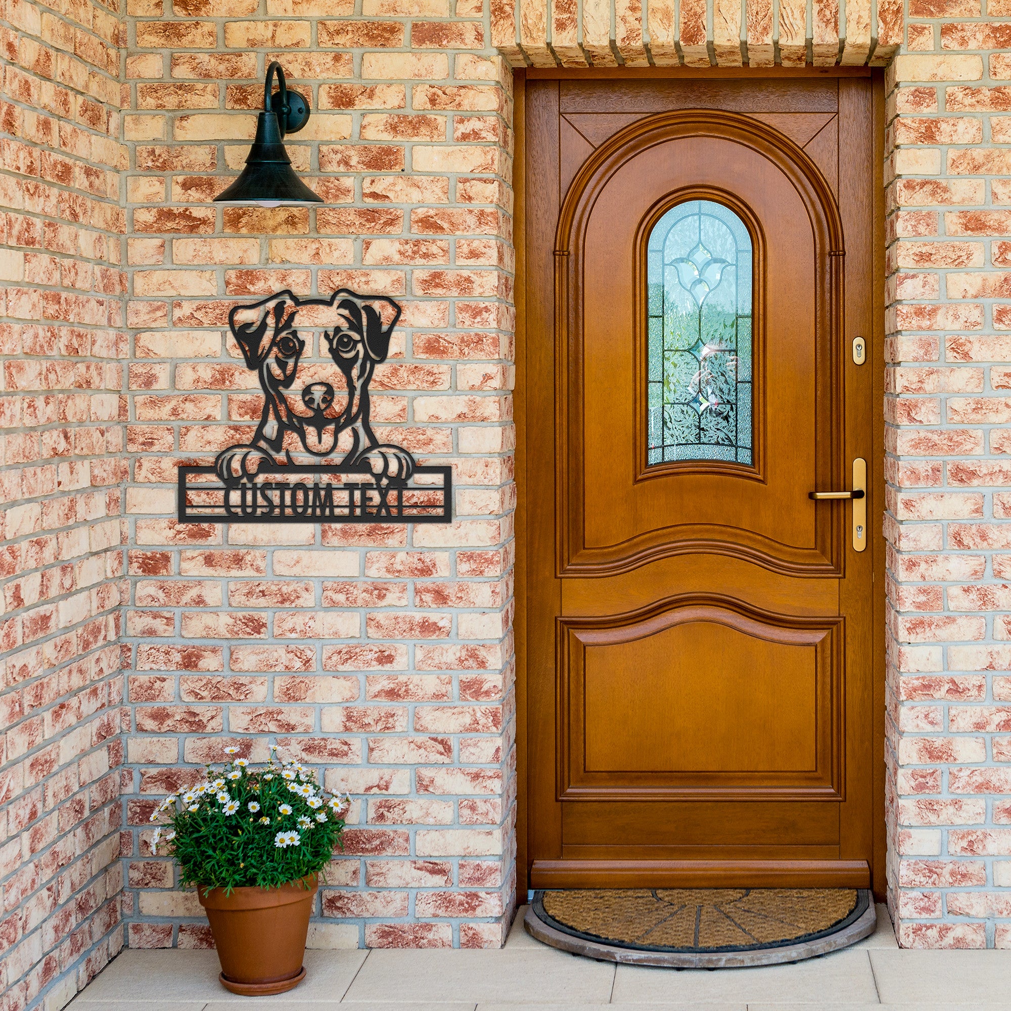 Jack Russell Terrier  - Dog Customized Metal Wall Art Decor