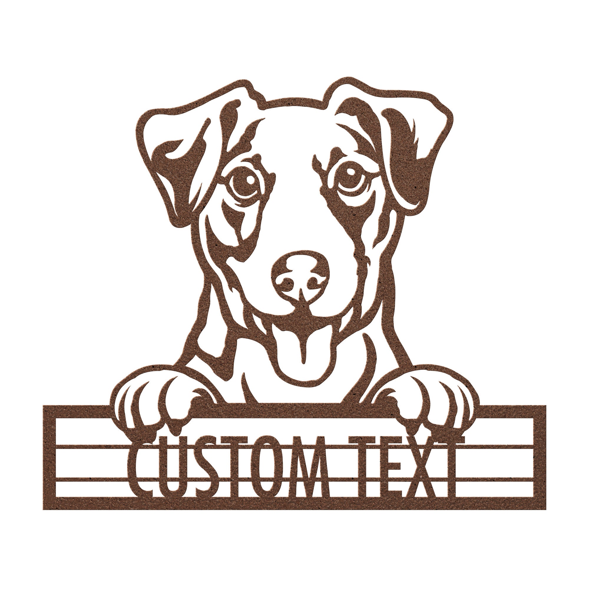 Jack Russell Terrier  - Dog Customized Metal Wall Art Decor