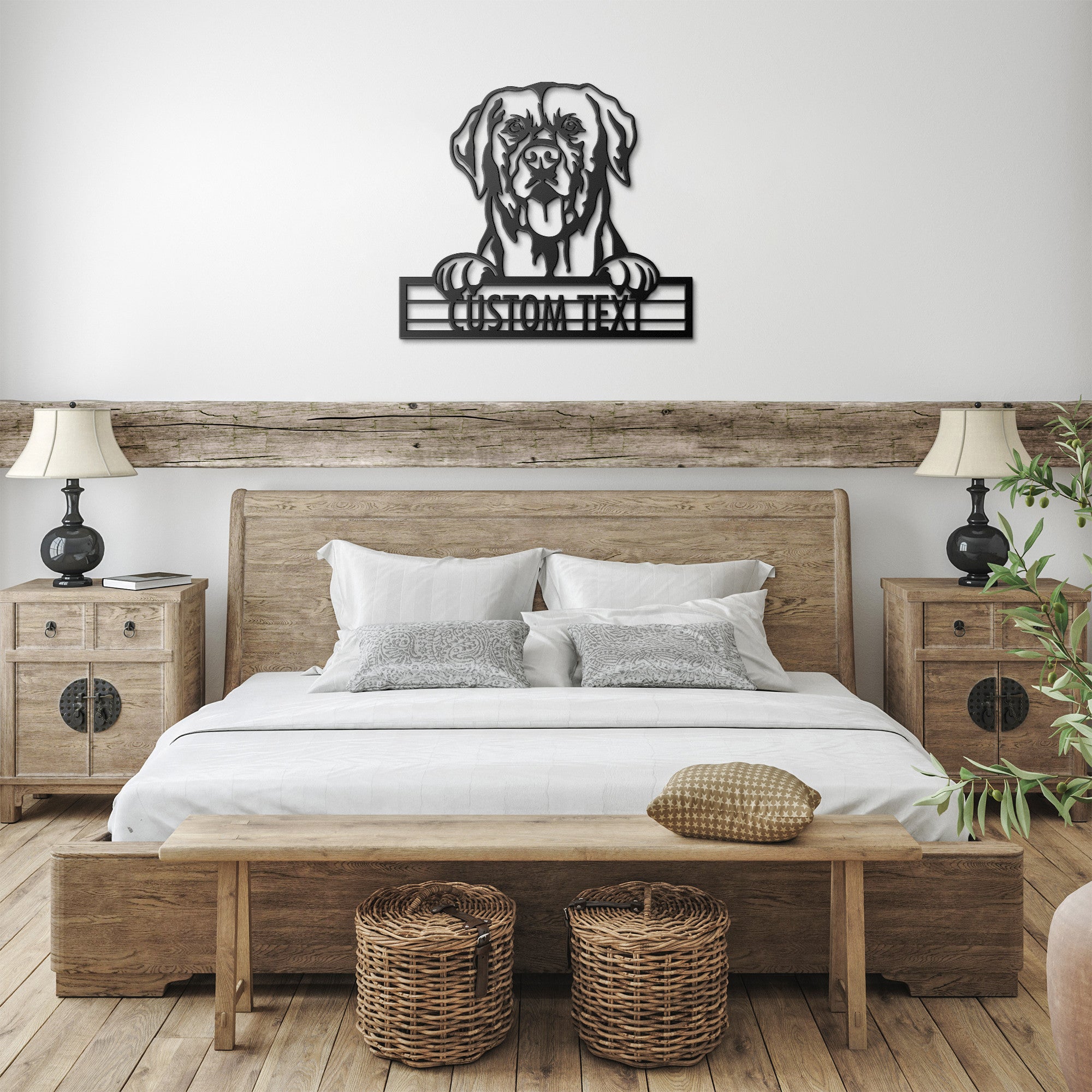 Labrador Retriever  - Dog Customized Metal Wall Art Decor