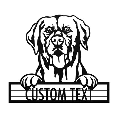 Labrador Retriever  - Dog Personalized Metal Wall Art Decor