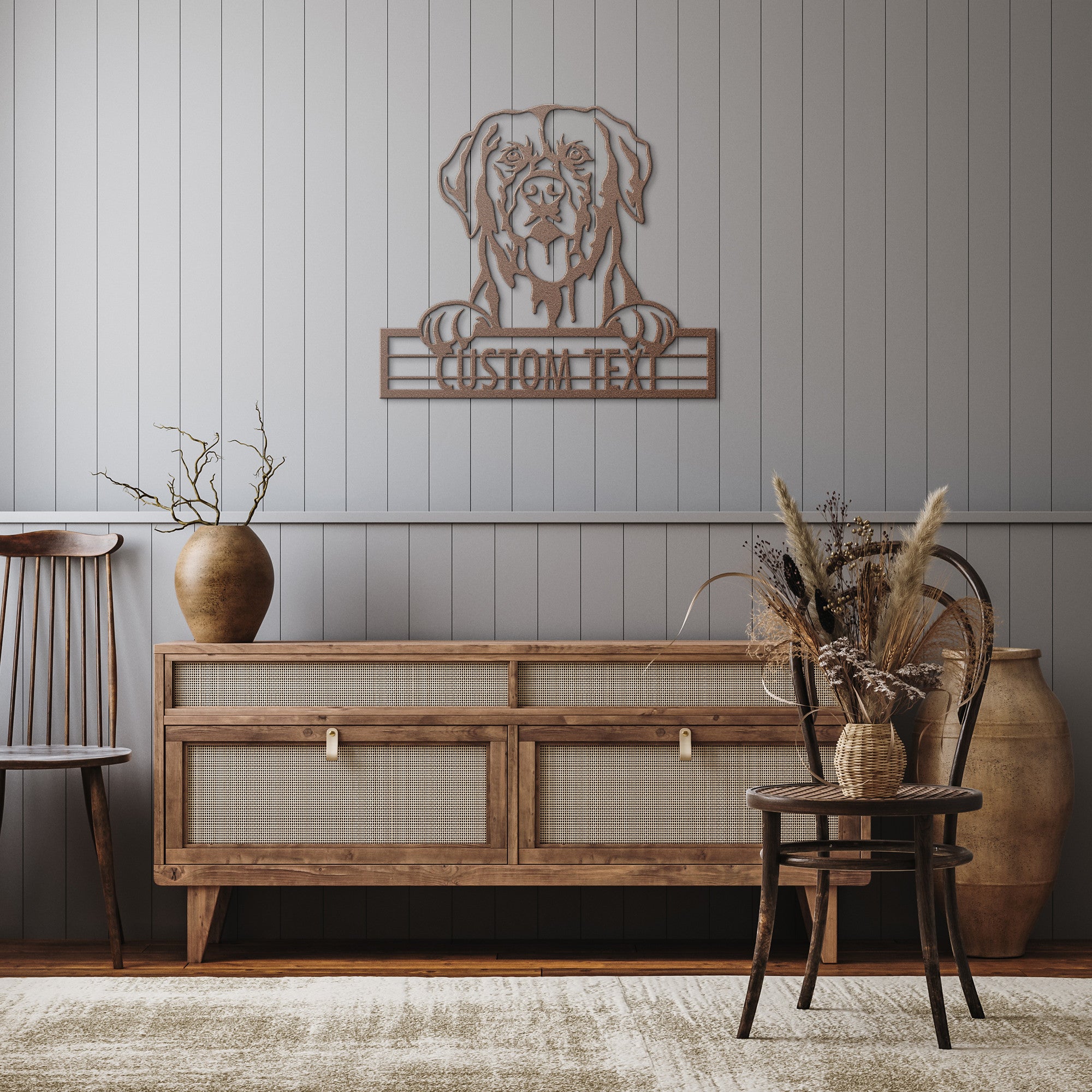 Labrador Retriever  - Dog Customized Metal Wall Art Decor