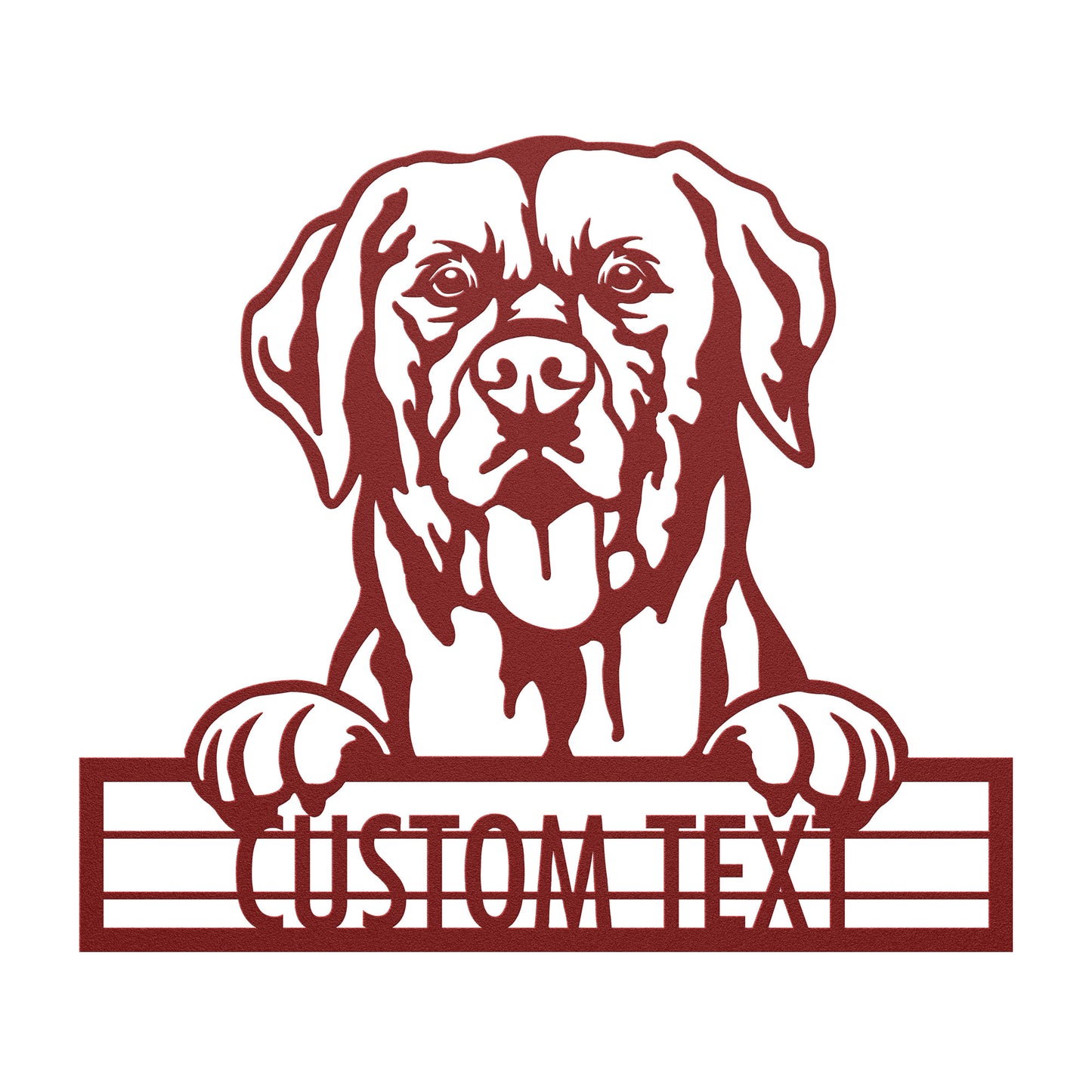 Labrador Retriever  - Dog Personalized Metal Wall Art Decor