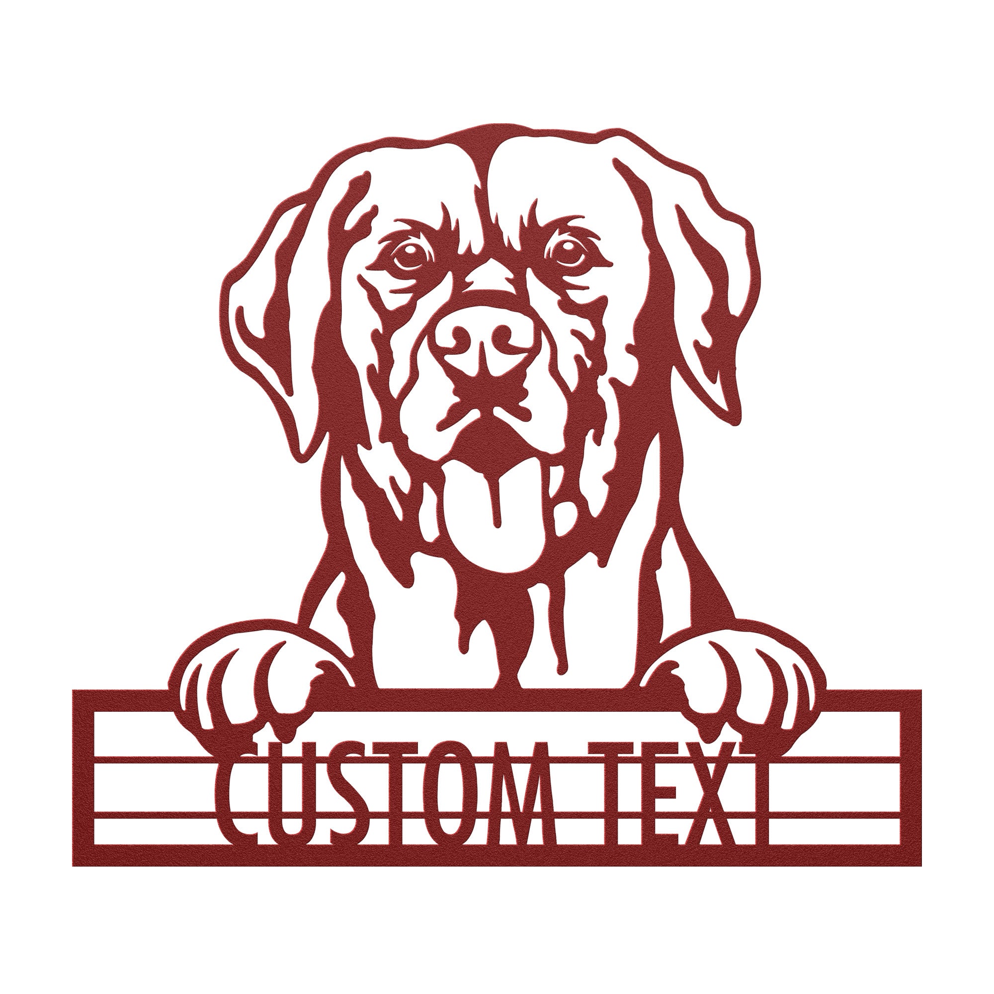 Labrador Retriever  - Dog Customized Metal Wall Art Decor