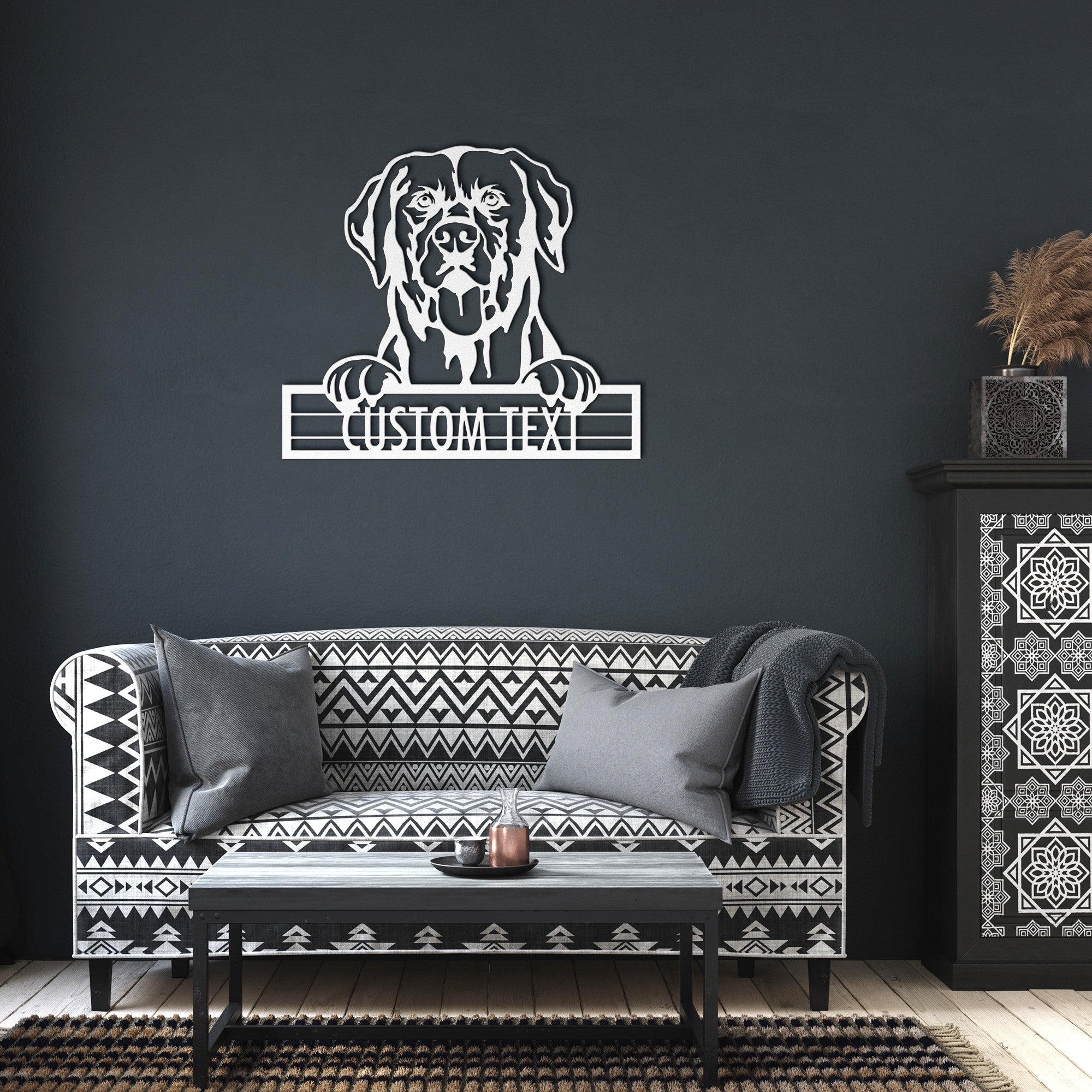 Labrador Retriever  - Dog Customized Metal Wall Art Decor