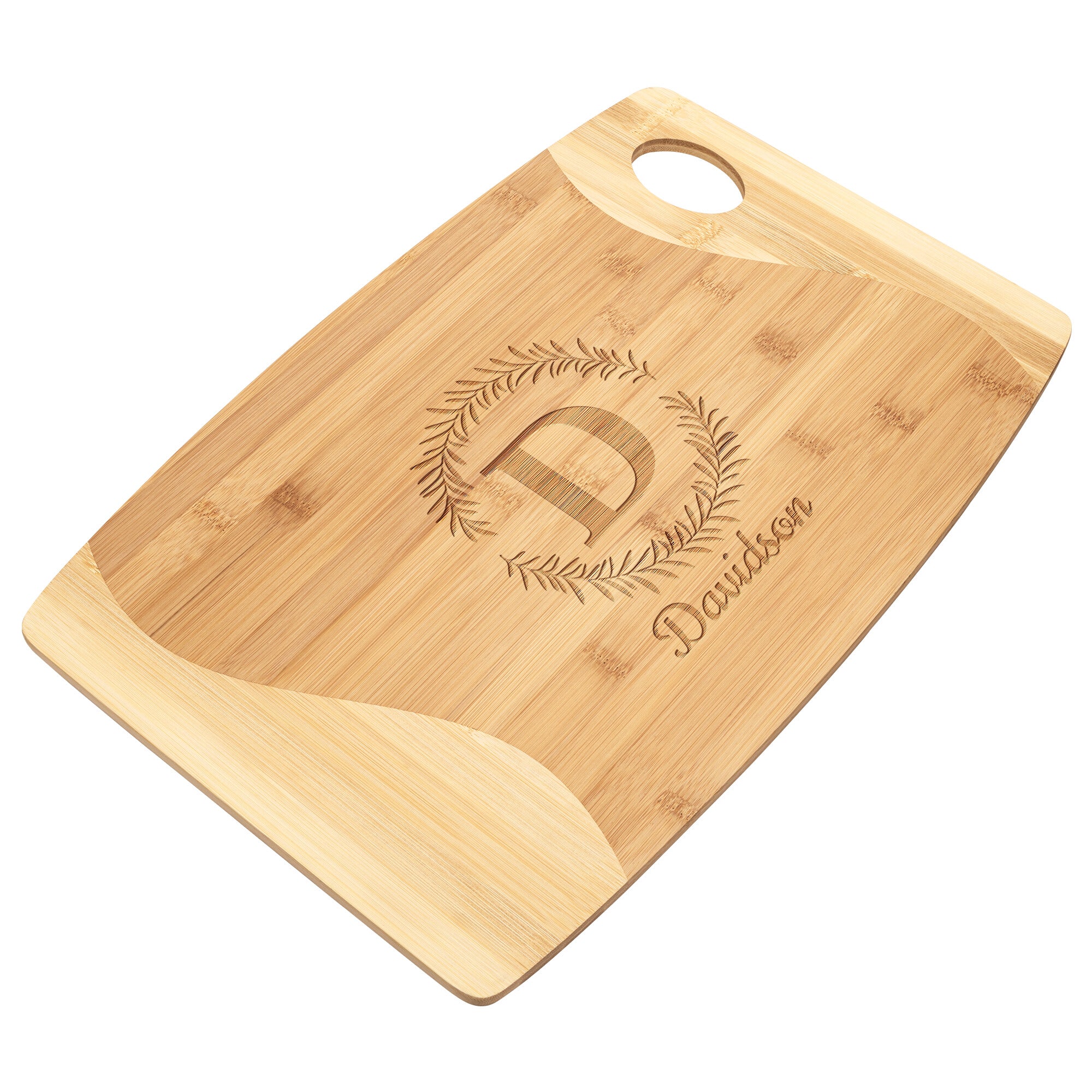 Personalized Bamboo Cutting Board - Design 4- Personalized Gift