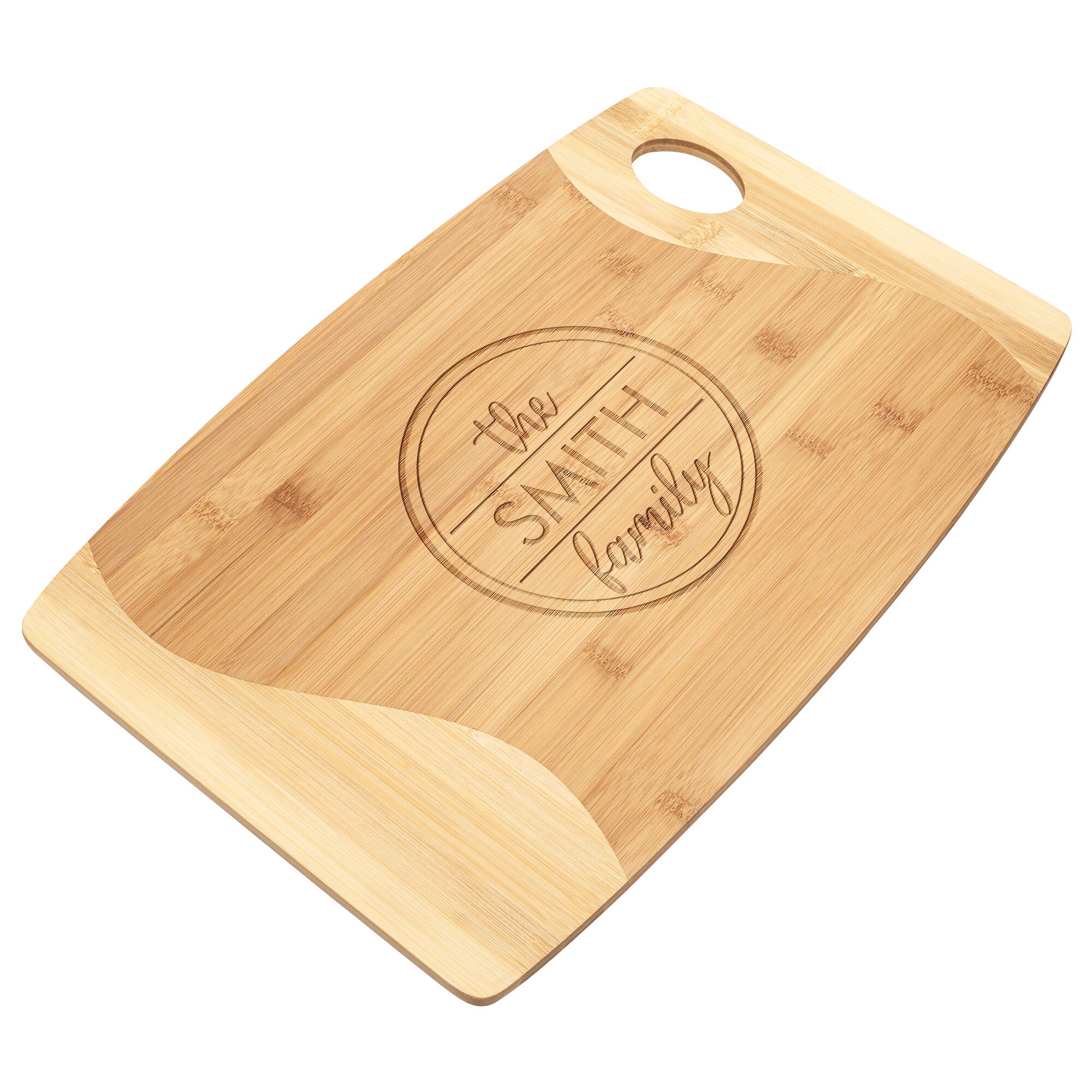 Personalized Bamboo Cutting Board - Design 1- Personalized Gift