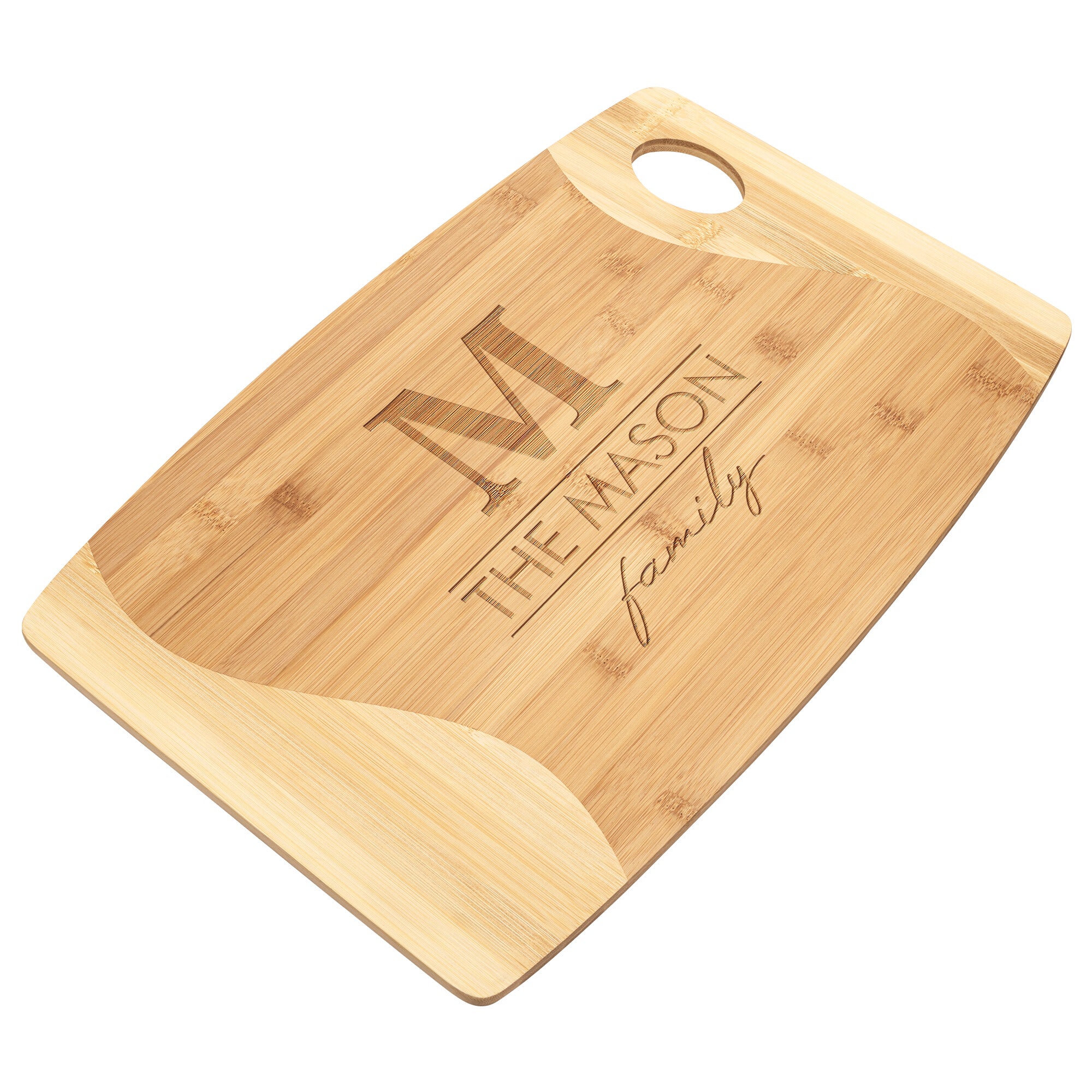 Personalized Bamboo Cutting Board - Design 3 - Personalized Gift