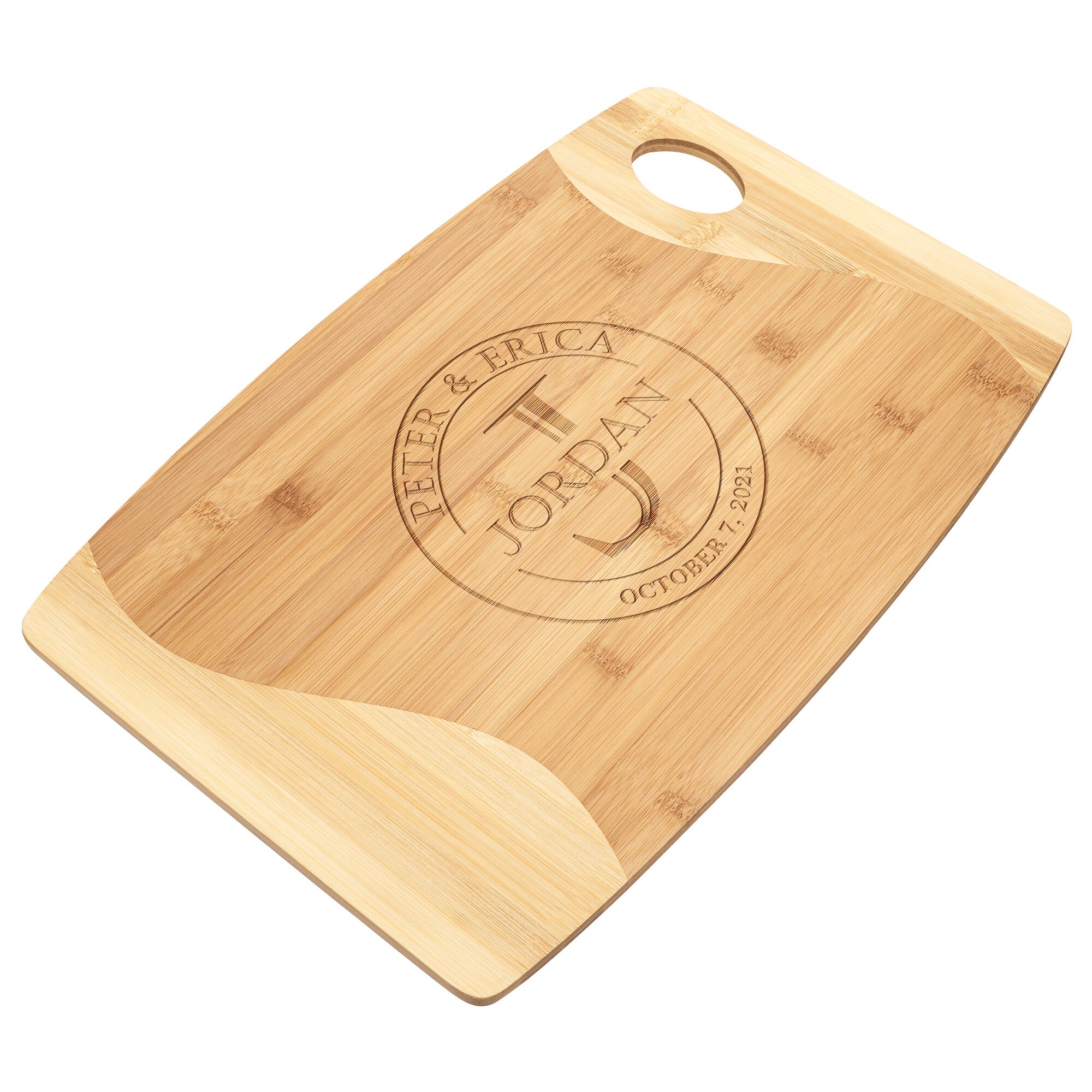Personalized Bamboo Cutting Board - Design 7- Personalized Gift