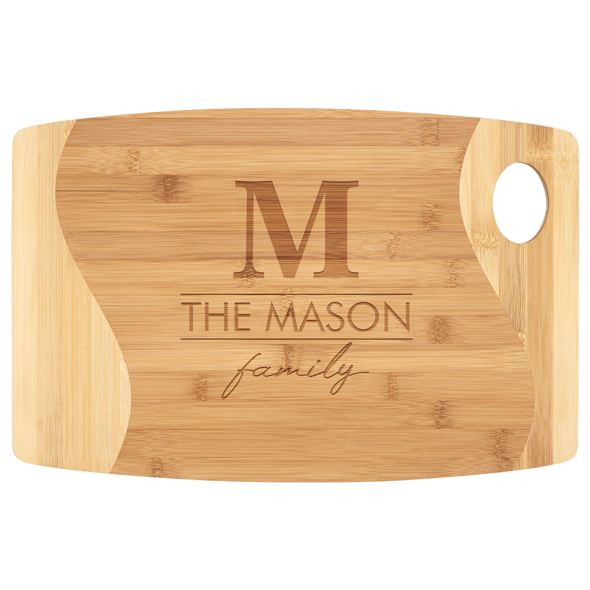 Personalized Bamboo Cutting Board - Design 3 - Personalized Gift