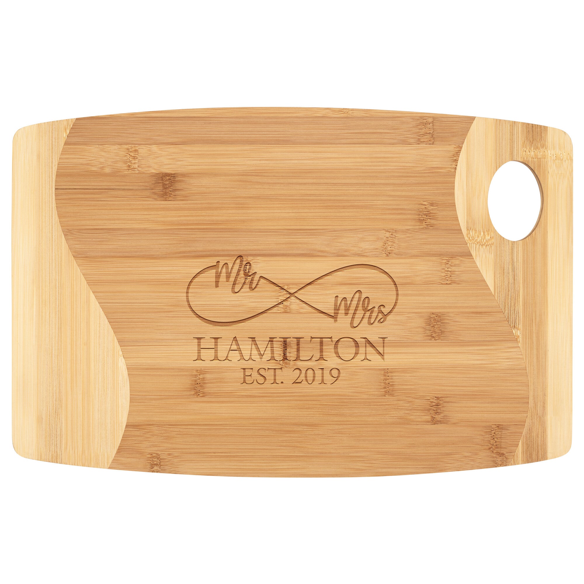 Personalized Bamboo Cutting Board - Design 8- Personalized Gift