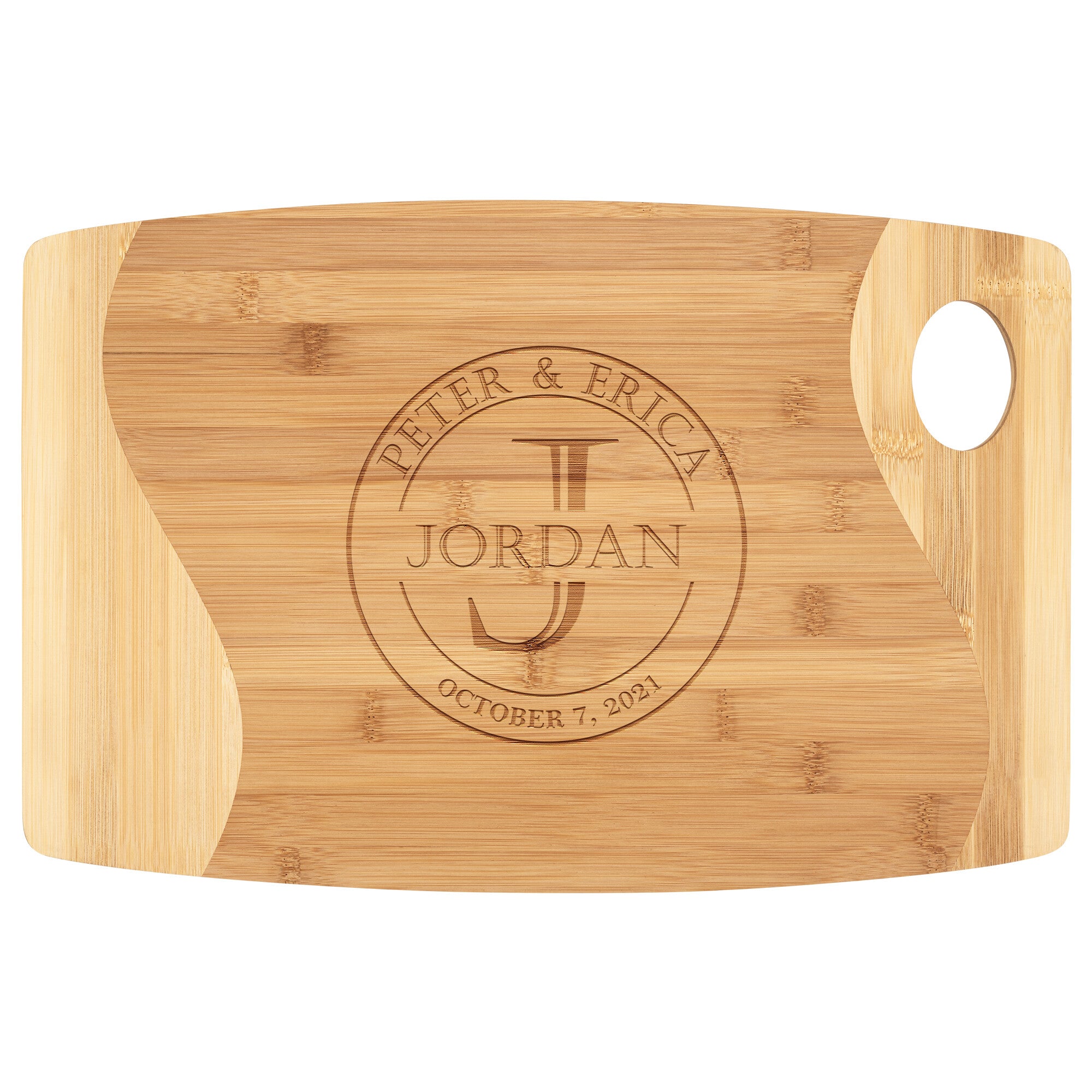 Personalized Bamboo Cutting Board - Design 7- Personalized Gift