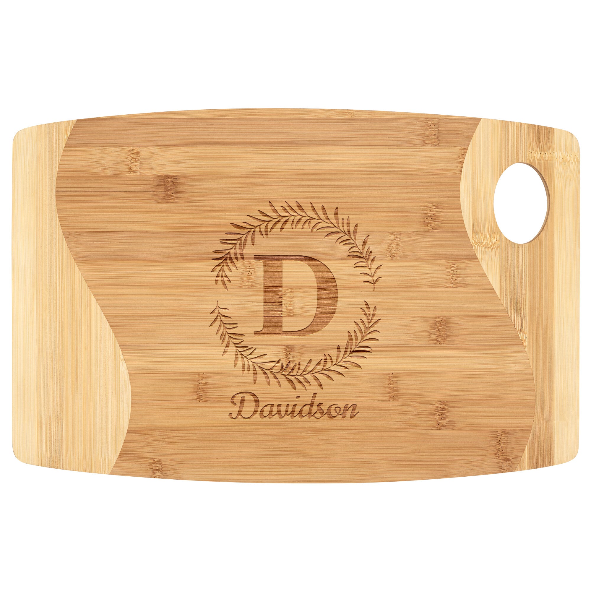 Personalized Bamboo Cutting Board - Design 4- Personalized Gift