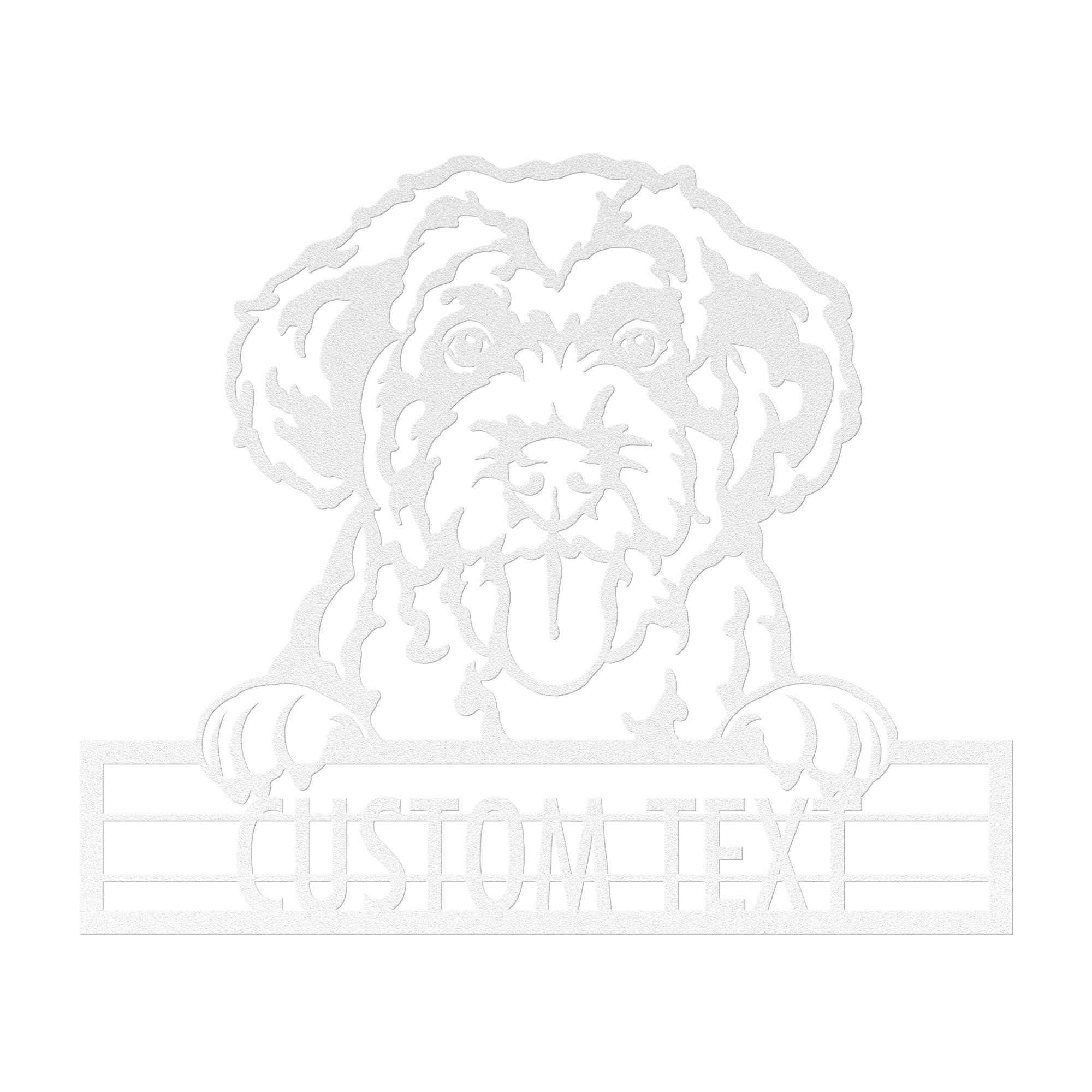 Portuguese Water - Dog Customized Metal Wall Art Decor