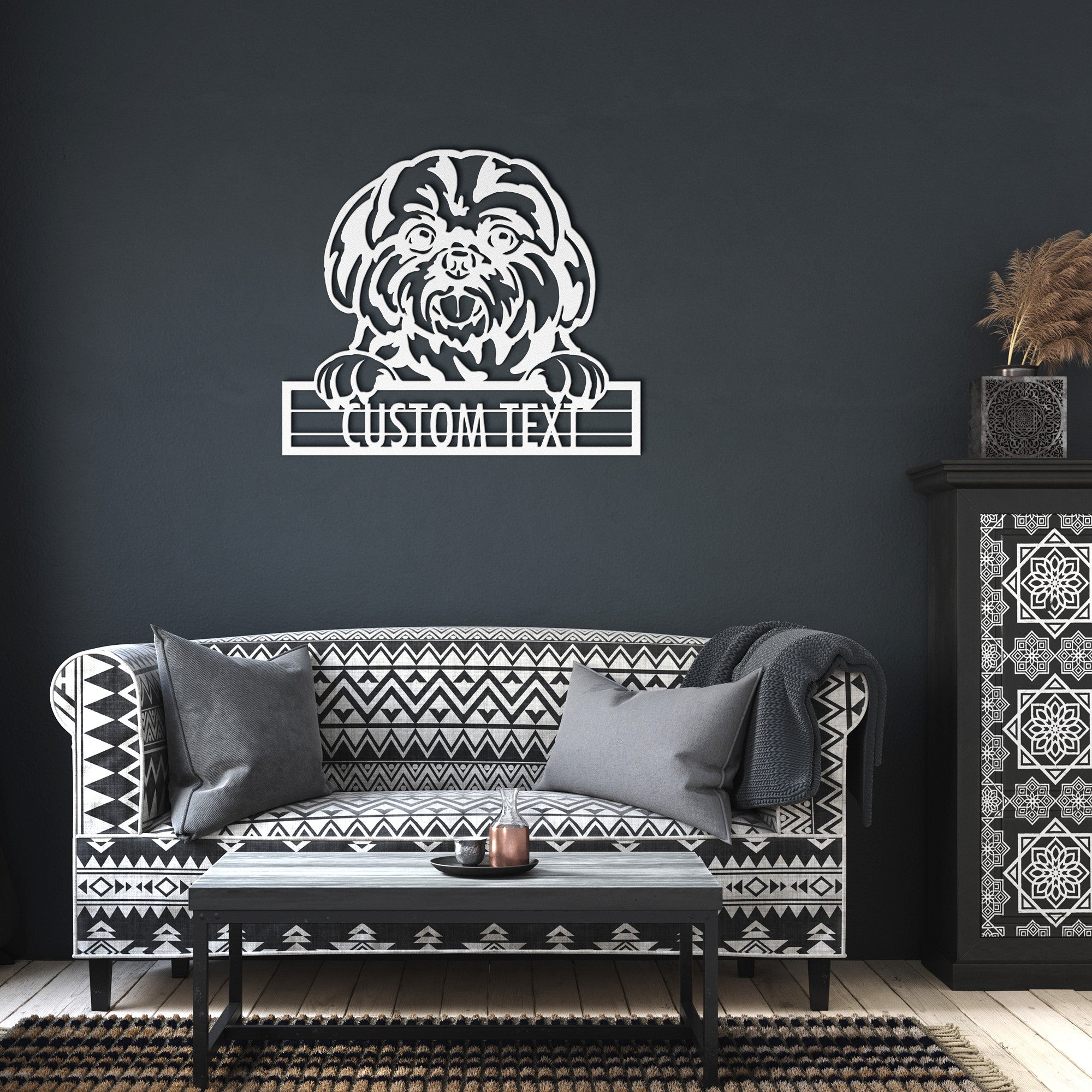 Shih Tzu - Dog Customized Metal Wall Art Decor