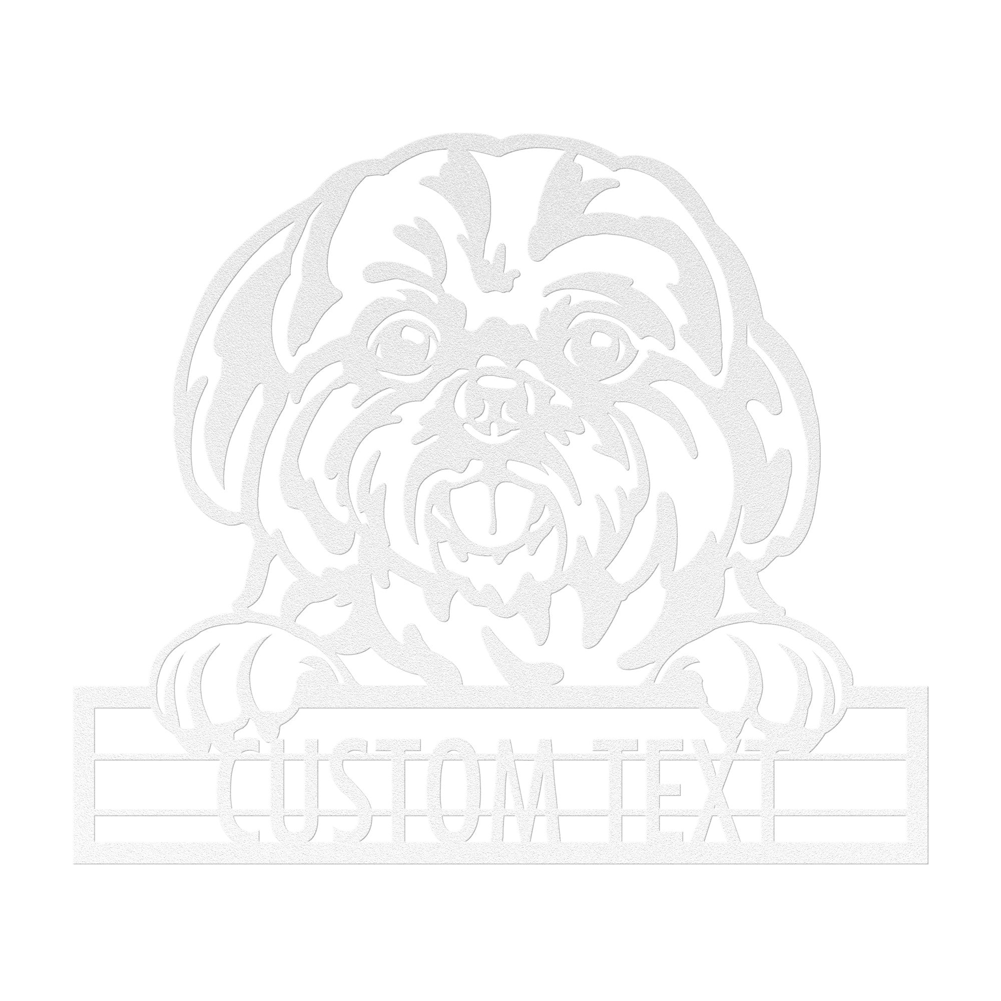 Shih Tzu - Dog Customized Metal Wall Art Decor