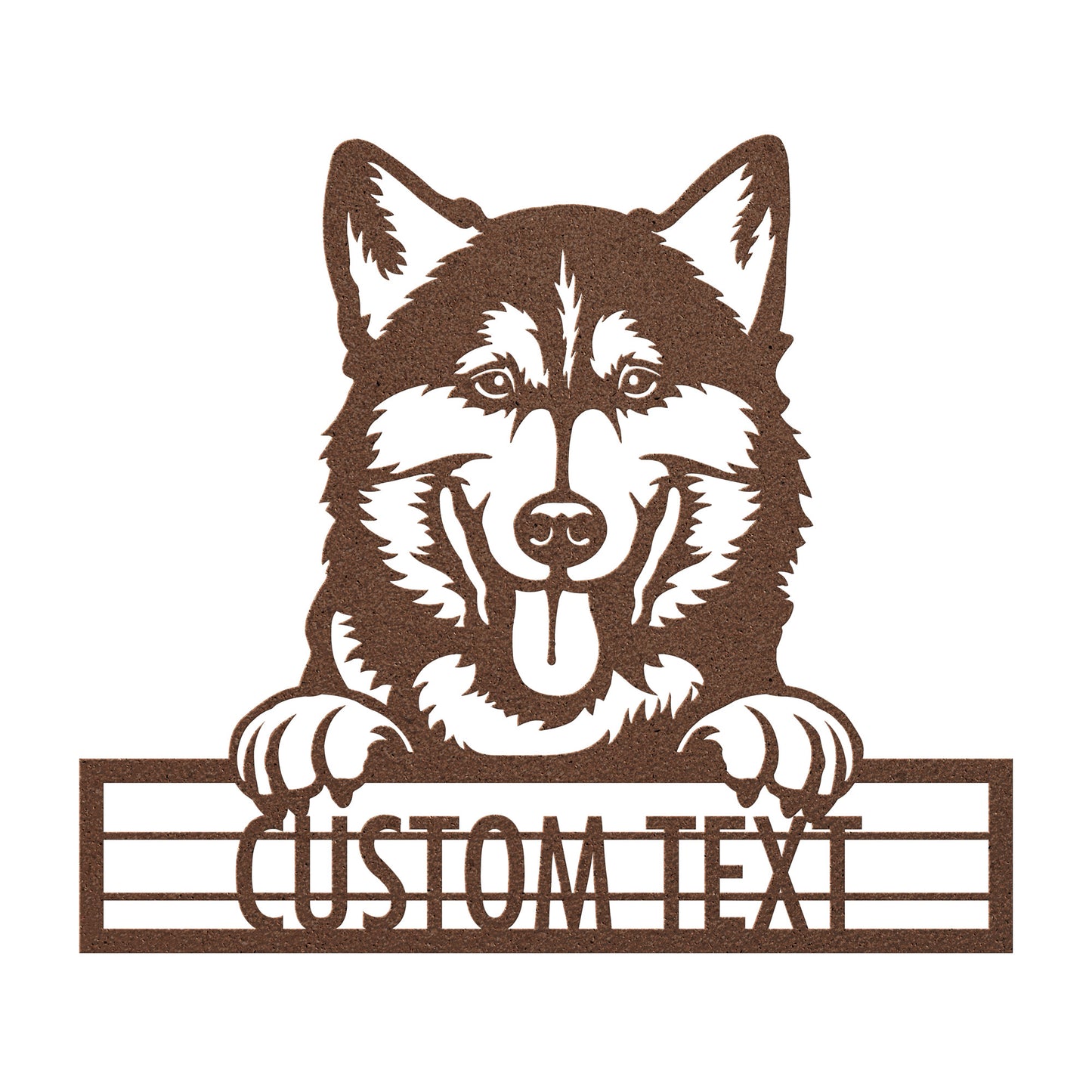 Siberian Husky - Dog Personalized Metal Wall Art Decor