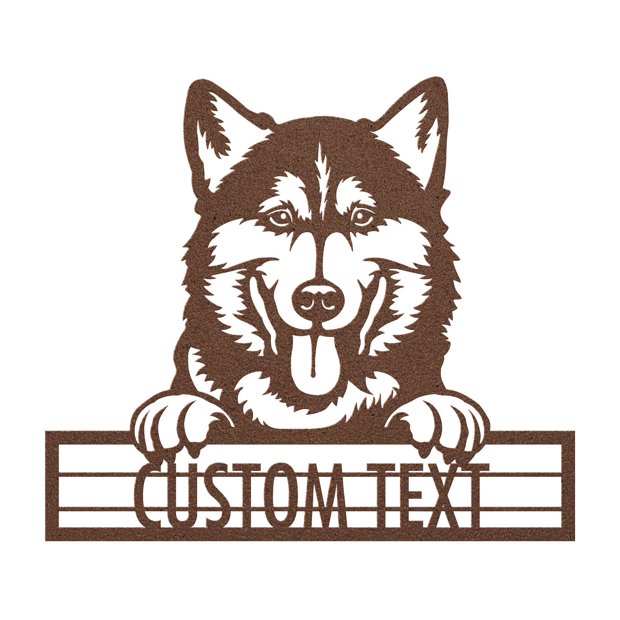 Siberian Husky - Dog Customized Metal Wall Art Decor